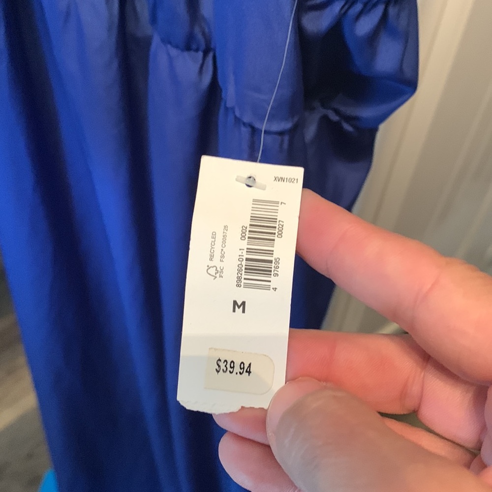 Old‎ Bavy two color back tie maxi dress. NWT. Retail 60 - Picture 4 of 7